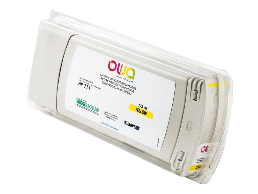 Armor OWA - 775 ml - Gelb - kompatibel - wiederaufbereitet - Tintenpatrone (Alternative zu: HP 771C)
