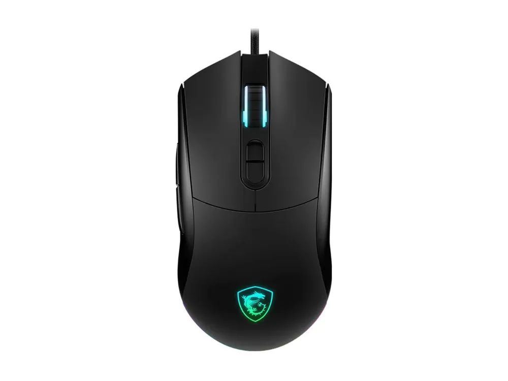 MSI Forge GM320 Gaming Maus Black USB - Maus - Optisch