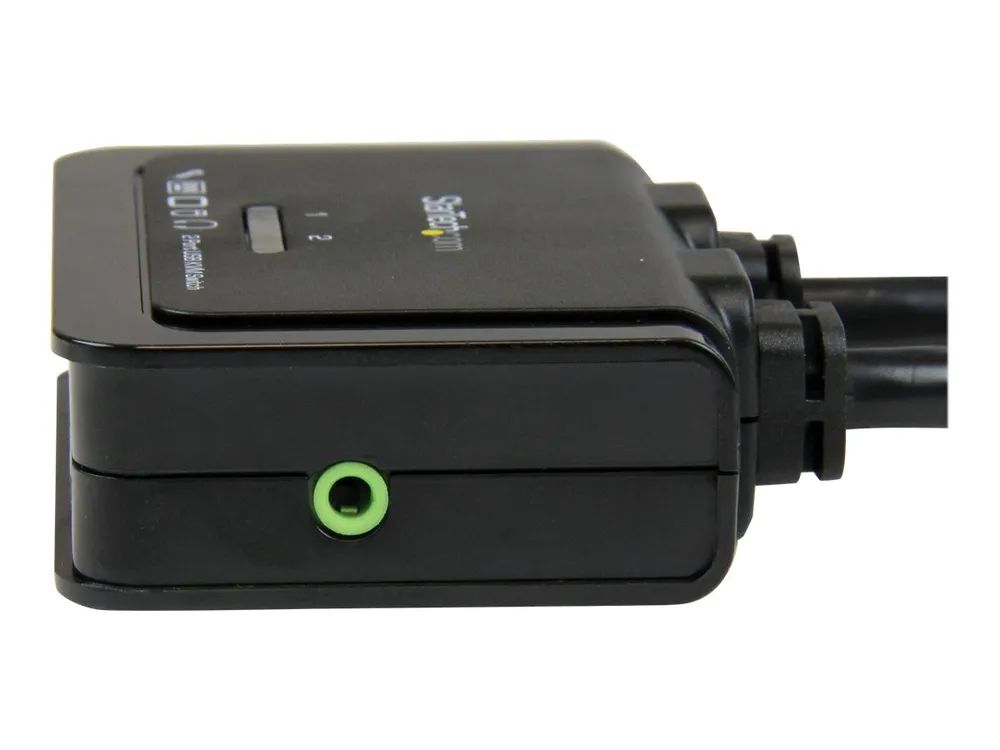 StarTech.com 2 Port USB HDMI KVM Switch mit Audio und Fernschalter