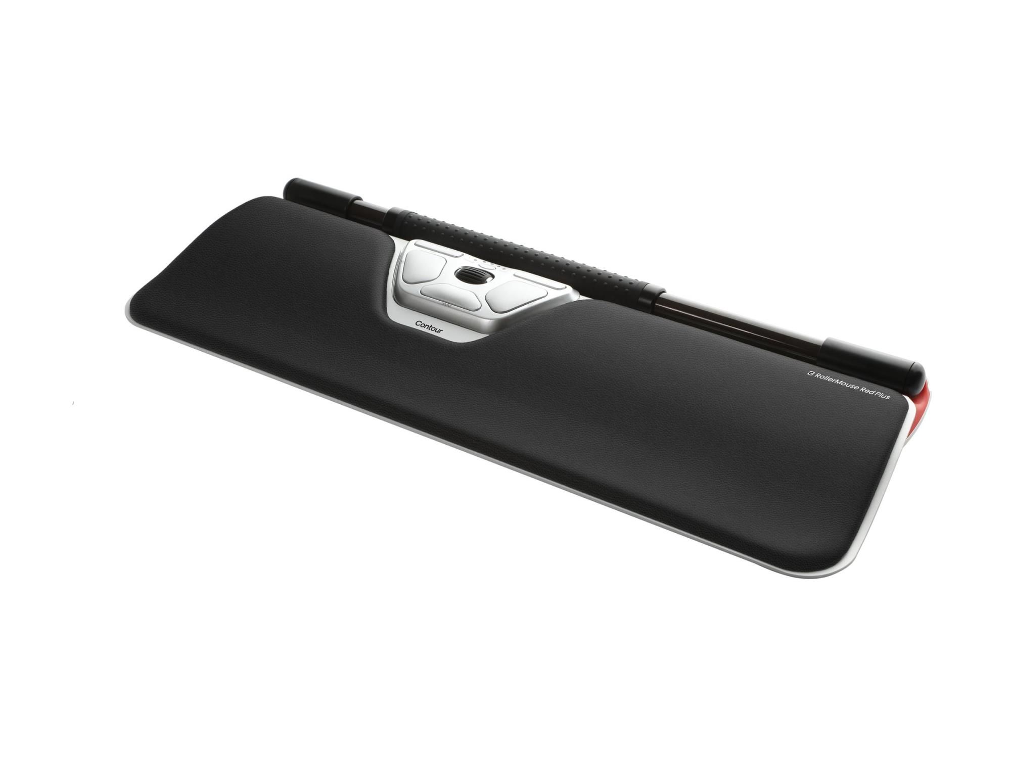 Contour RollerMouse Red Plus - Rollerbar-Maus - 7 Tasten - kabellos - 2.4 GHz, Bluetooth 5.2 - kabelloser Empfänger (USB)