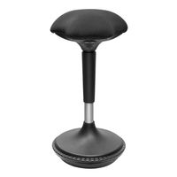 LogiLink Hocker - ergonomisch - Neigen - Metall, Gewebe, Schaum, ABS-Gummi