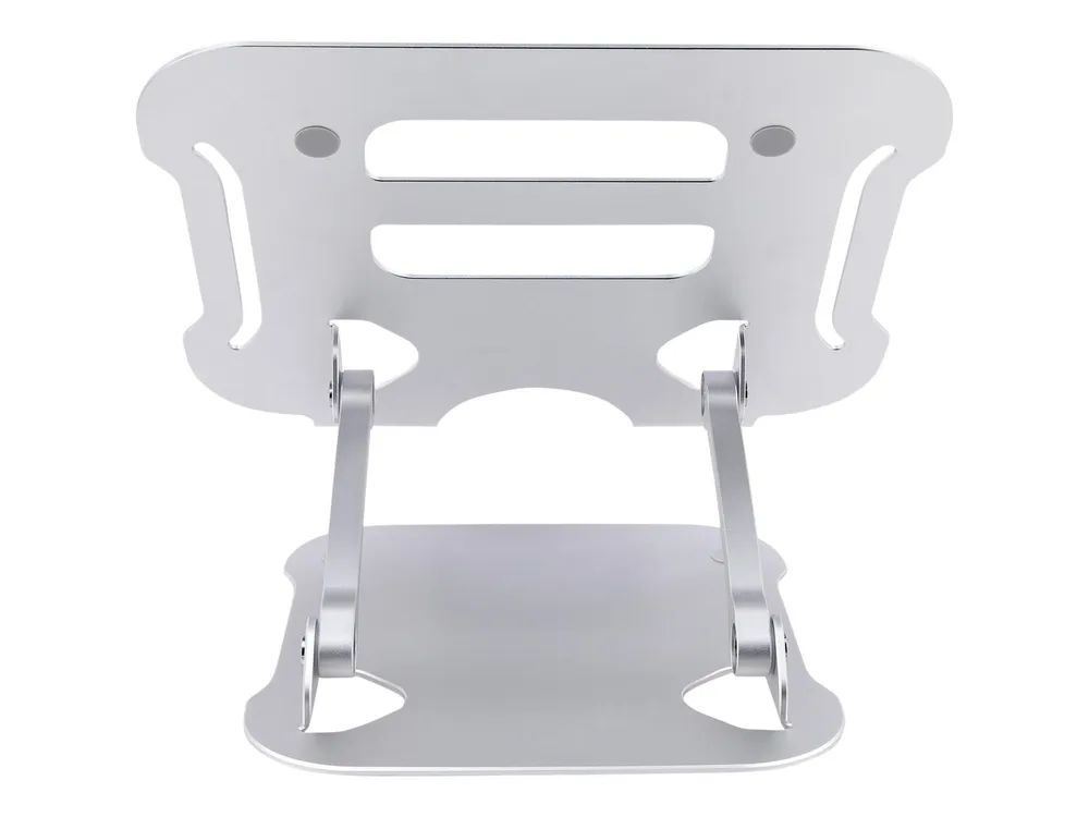 StarTech.com Laptop Stand for Desk, Ergonomic Laptop Stand Adjustable Height, Aluminum, Portable, Supports up to 22lb (10kg)