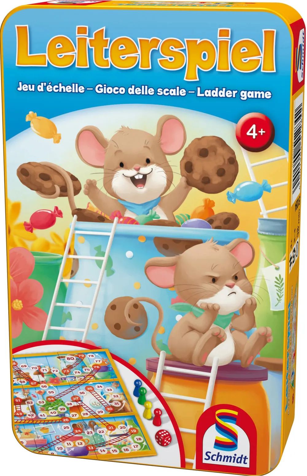 Schmidt Spiele GmbH Leiterspiel BMM Metalldose