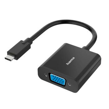 Hama Video-Adapter, USB-C-Stecker - VGA-Buchse, Full-HD 1080p