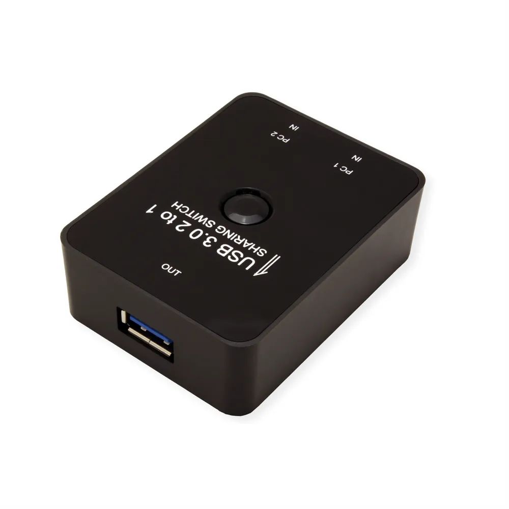 VALUE Manueller USB 3.2 Gen 1 Switch, 2 Ports
