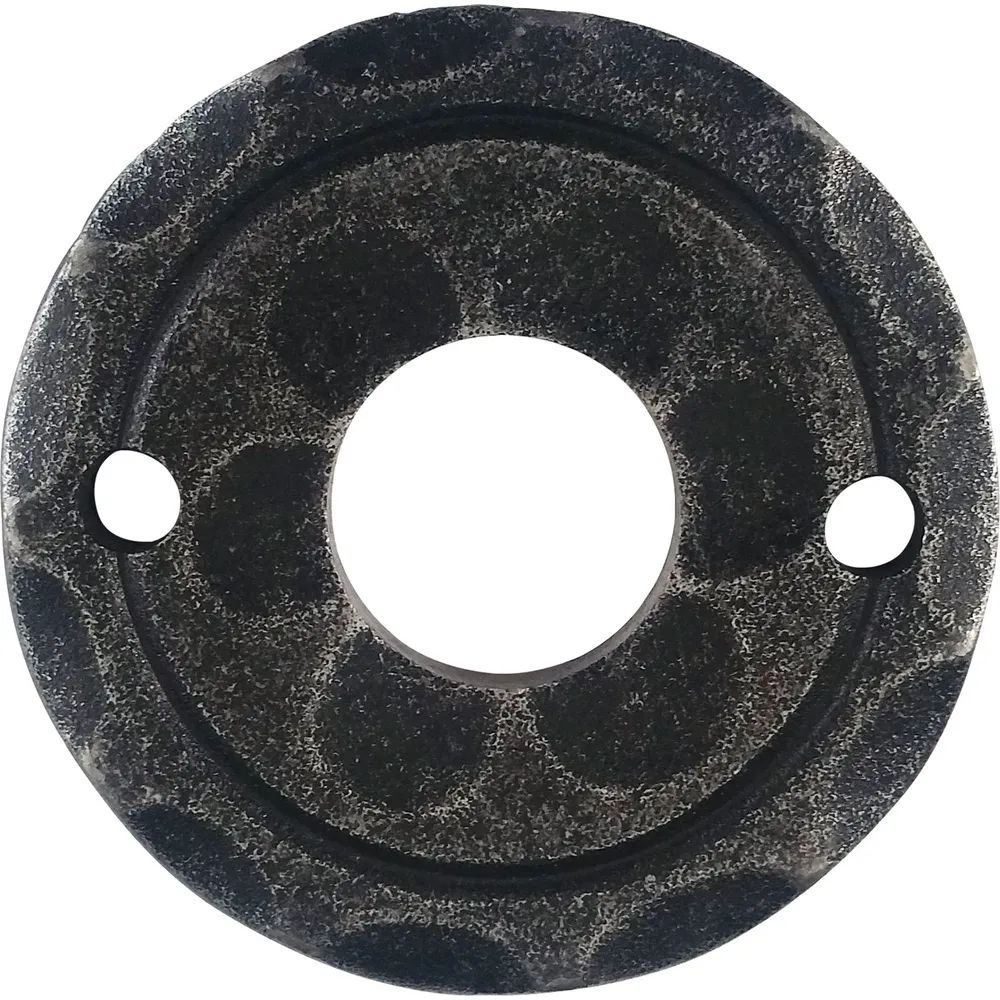 HALCÖ Drückerrosette SILL, ø 50 mm, verzinkt schwarz passiviert