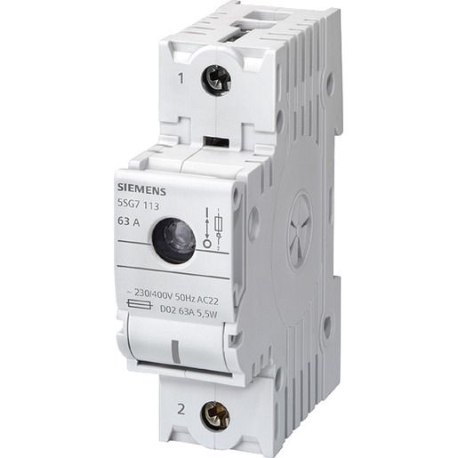 Siemens MINIZED D02 63A 1P / SIEMEN 5SG7113