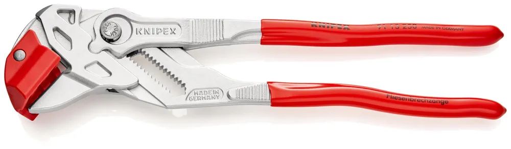 KNIPEX Fliesenbrechzange mit Kunststoff überzogen verchromt 250 mm