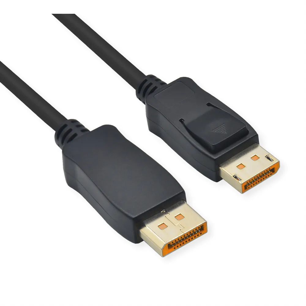 ROLINE DisplayPort Kabel, v2.1, 10K, DP ST - ST, schwarz, 1,5 m