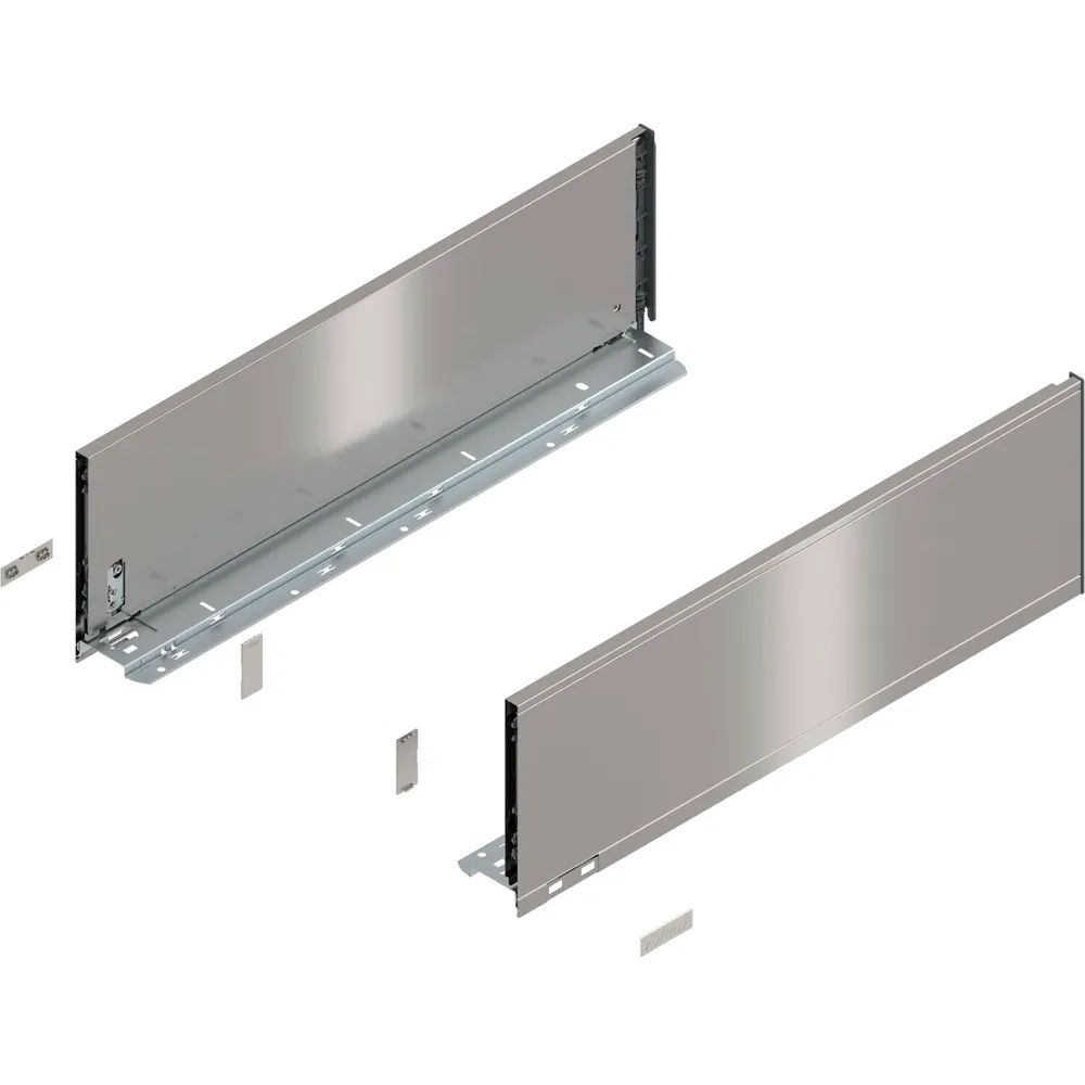 BLUM LEGRABOX pure Zarge Höhe C, NL 550, INOX (Anti-Fingerprint)