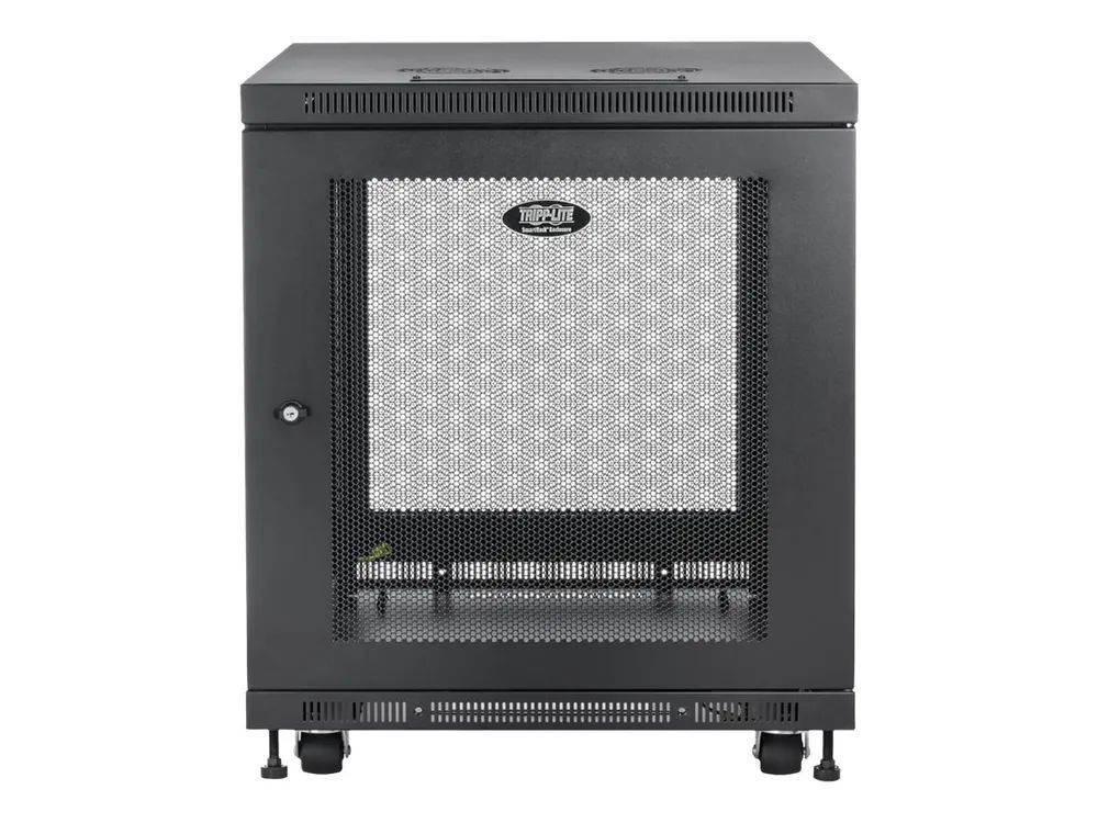 Eaton Tripp Lite Series 12U Rack Enclosure Server Cabinet Doors & Sides 300lb Capacity - Schrank Netzwerkschrank - Schwarz - 12U - 48.3 cm (19")