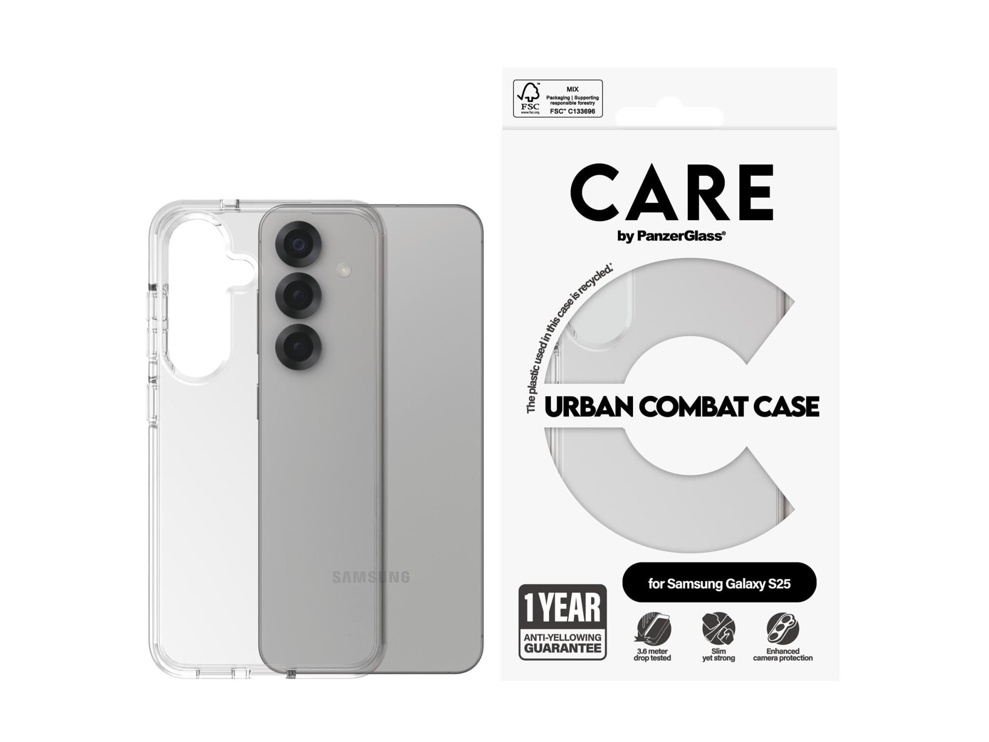 PanzerGlass CARE by PanzerGlass Urban Combat - Hintere Abdeckung für Mobiltelefon - Polycarbonat, Thermoplastisches Polyurethan (TPU)