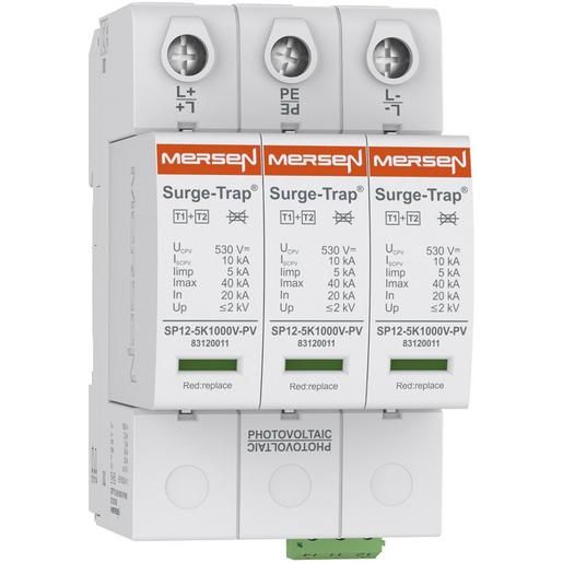 Mersen PV-Ü-ABLEITER T1+2 1000V 3P+FM / MERSEN STPT12-5K1000V-YPVM 83120168