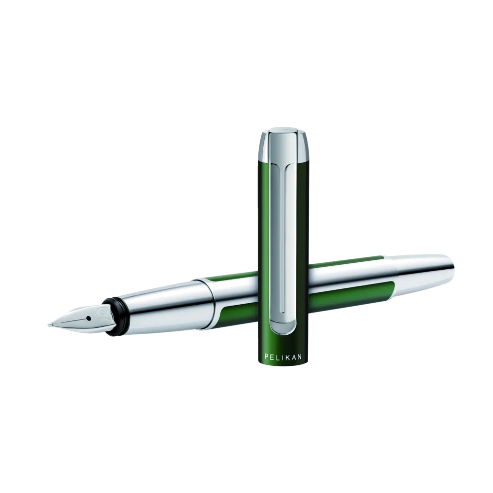 Pelikan Füllhalter Pura® P40, 1 ST im G24 Geschenk-Etui, Waldgrün F