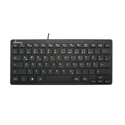 MediaRange Compact-sized corded Keyboard black