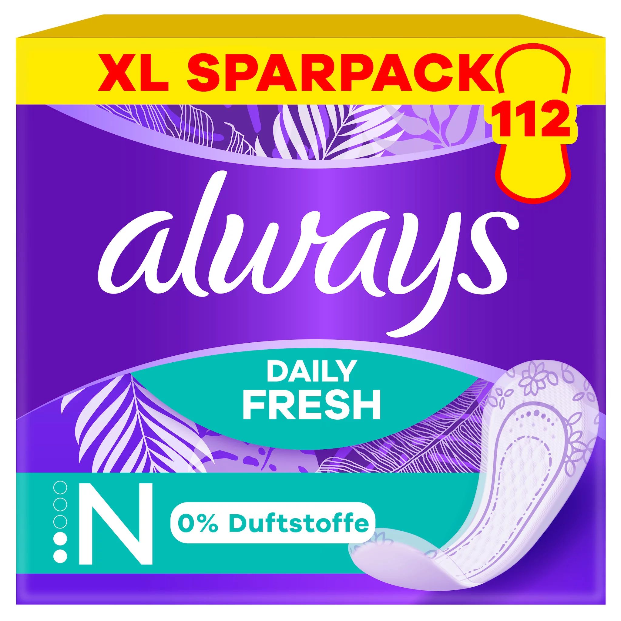 always Slipeinlage Daily Fresh Normal ohne Duft Duo BigPack 112