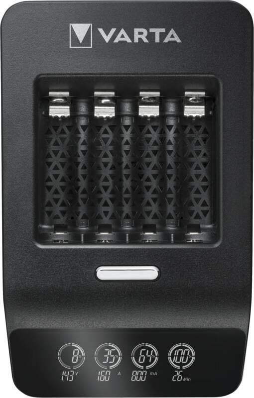 Varta Tisch-Ladegerät LCD Ultra Fast 4x AA 56706 2100mAh +12