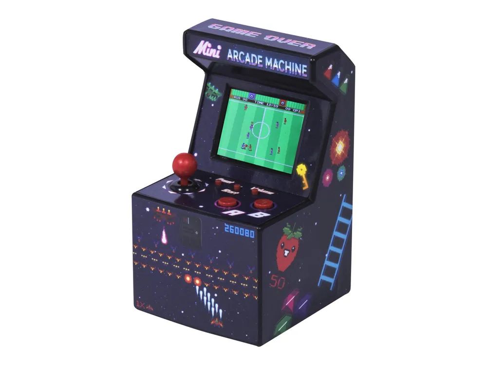 Mad Monkey Thumbs Up Retro Mini Arcade Machine - 240 built-in games