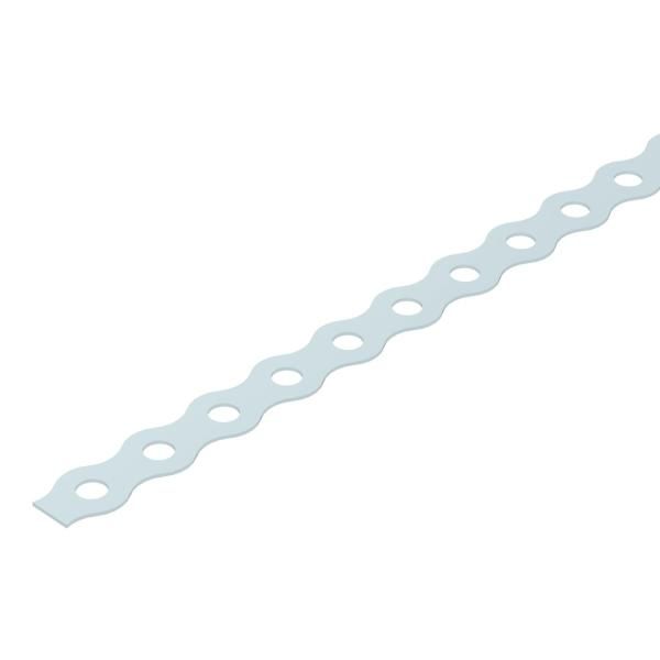 OBO BETTERMANN Montageband gelocht, gewellt 17x0,75mm Stahl bandverzinkt