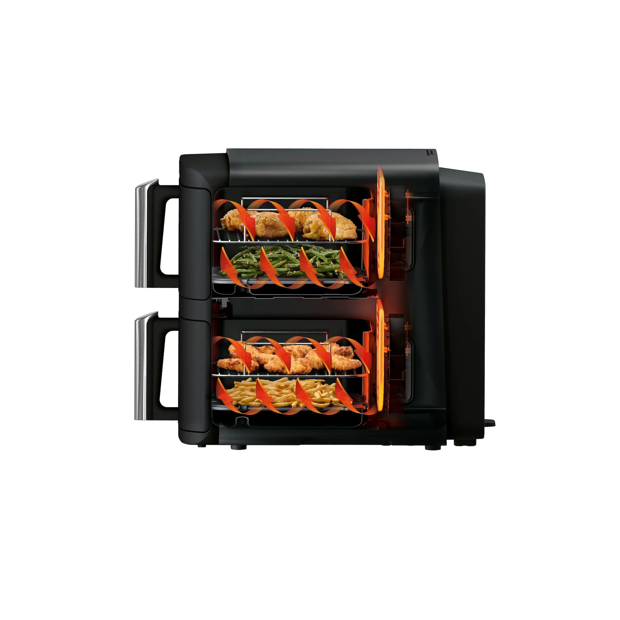 Ninja Double Stack 2-Ebenen Heißluftfritteuse 7,6 L - SL300EU