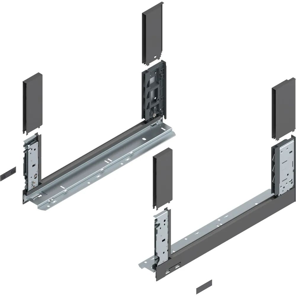BLUM LEGRABOX free, Zarge Höhe C, NL 450, Oriongrau-matt