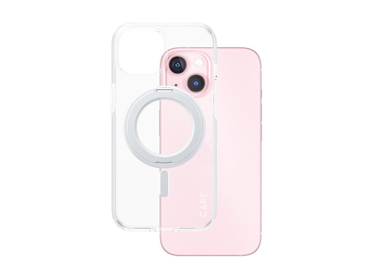 PanzerGlass CARE by PanzerGlass - Hintere Abdeckung für Mobiltelefon - mit Ständer - kompatibel mit MagSafe - Thermoplastisches Polyurethan (TPU)