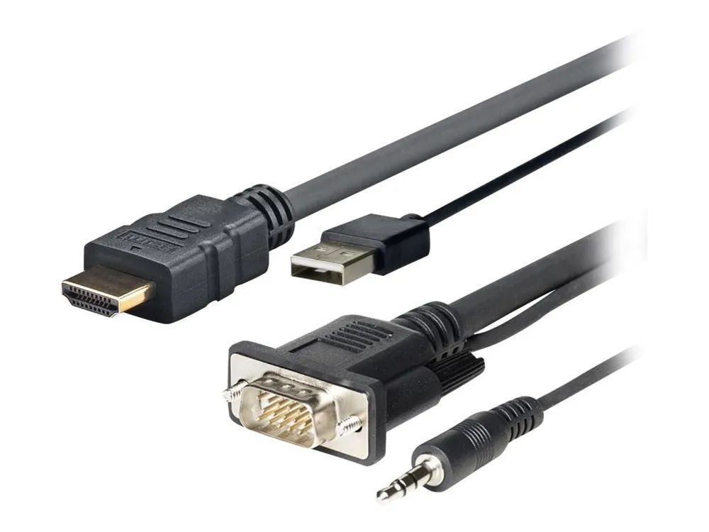 VivoLink Pro - HDMI-Kabel - HDMI männlich zu USB, HD-15 (VGA)