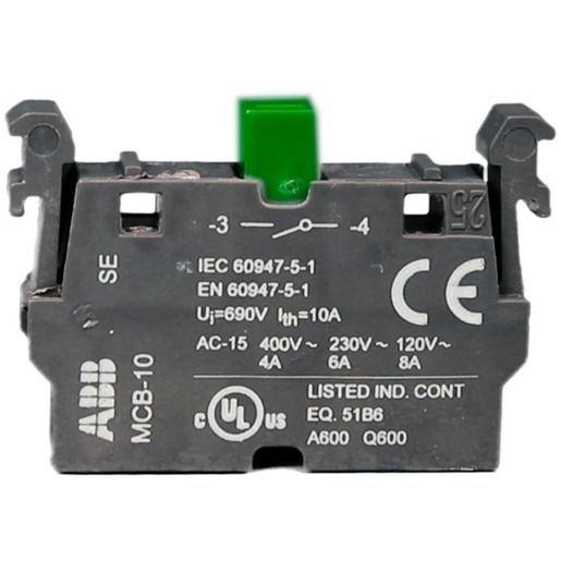 ABB KONTAKTBL.1S F.RW.BEF. MCB-10B / ABB MCB-10B 1SFA611610R2001