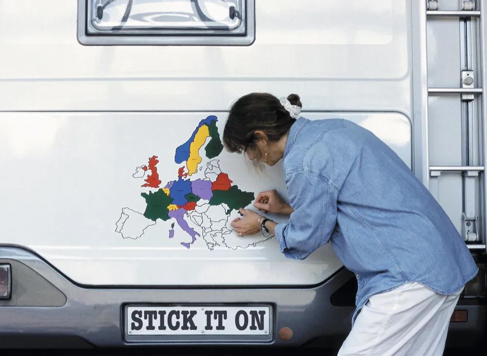 Stick-it-on-Graphics Europa-Aufkleber-Set