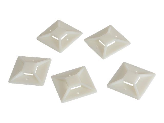 LogiLink Kabelbinderhalterung - Natur (Packung mit 100)
