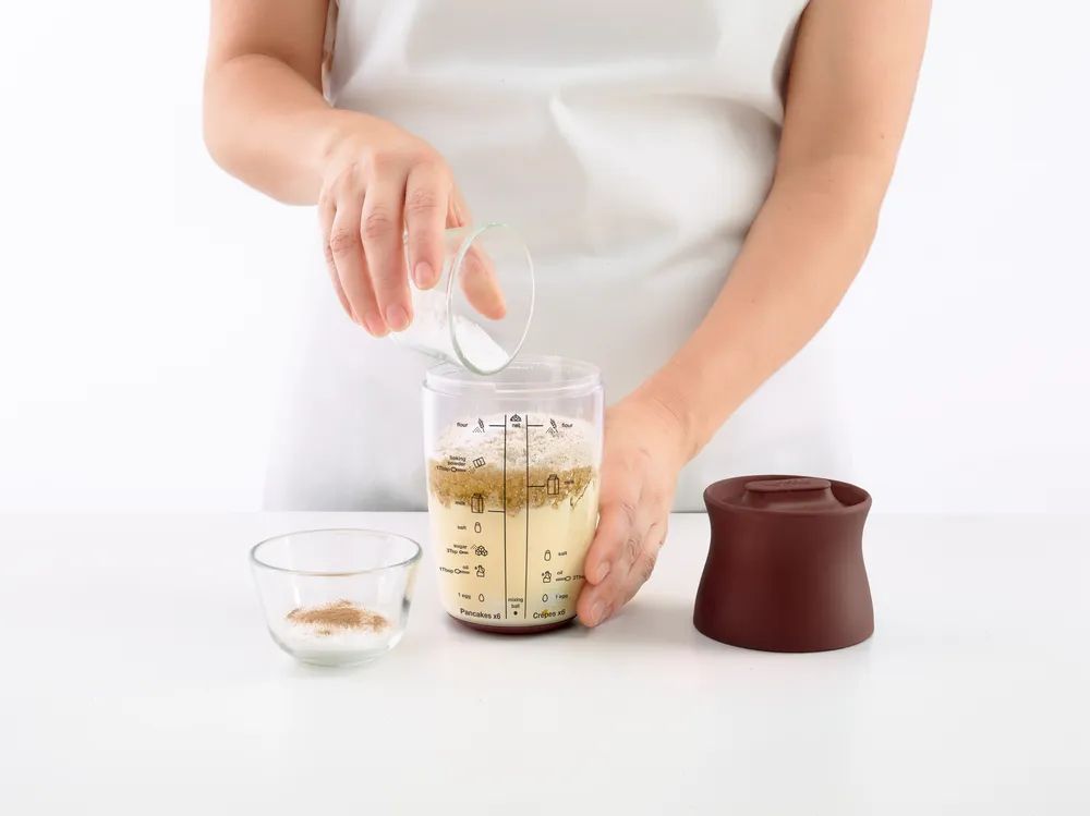 Lékué Pfannkuchenteig-Shaker - Brown