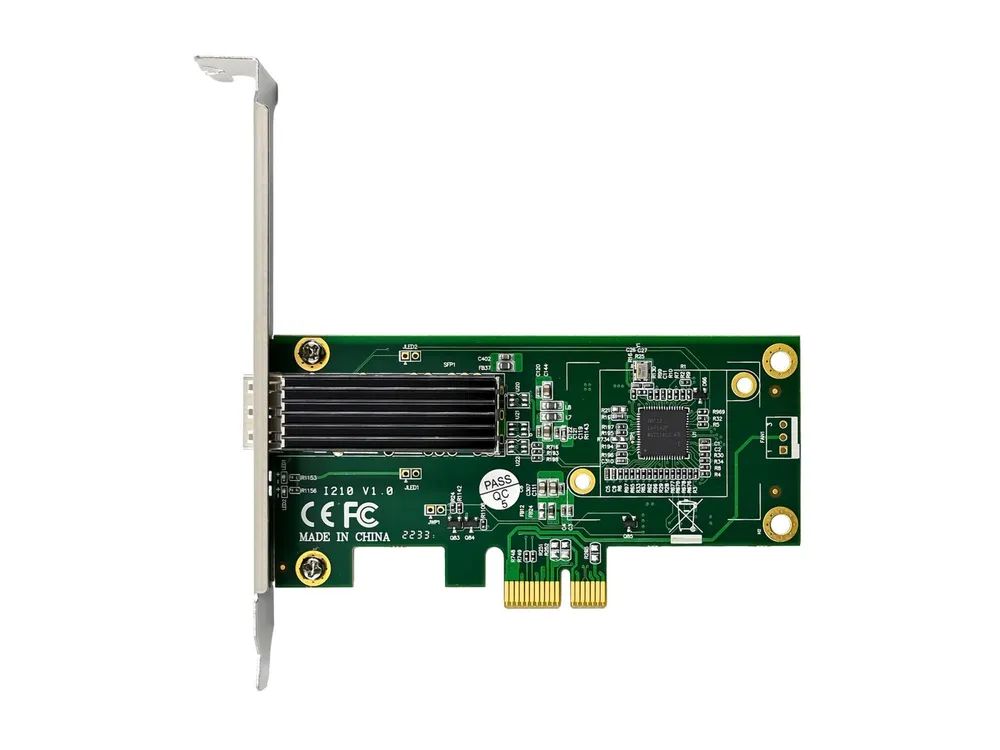 InLine Gigabit Netzwerkkarte - 1x SFP - PCIe x1 - inkl. low profile Slotblech