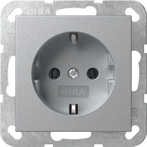 Gira SCHUKO SYSTEM 55 F ALU / GIRA 418826 SYSTEM 55 418826