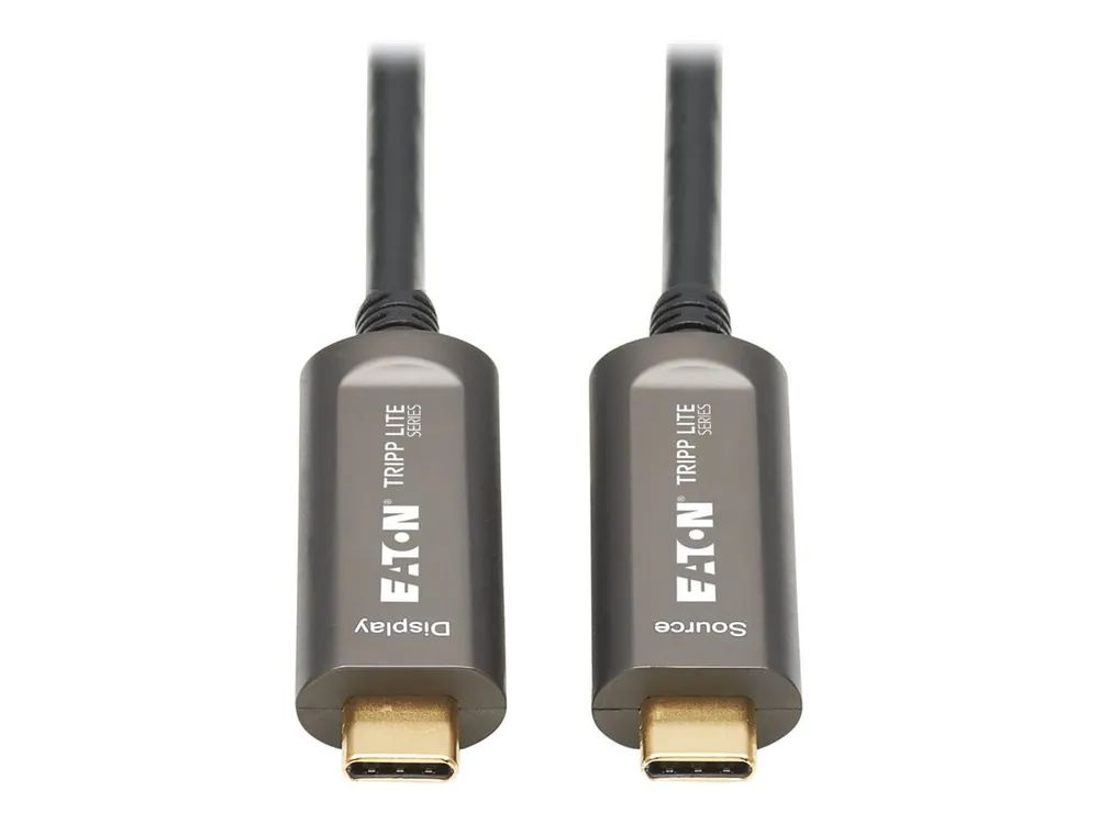 Tripp Eaton Tripp Lite Series USB-C to USB-C Plenum-Rated Fiber Active Optical Cable (AOC)