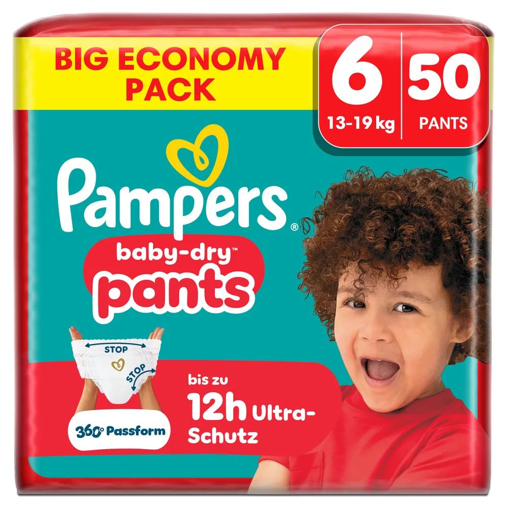 Pampers Baby Dry Pants Gr.6 Extra Large 13-19kg Big 
