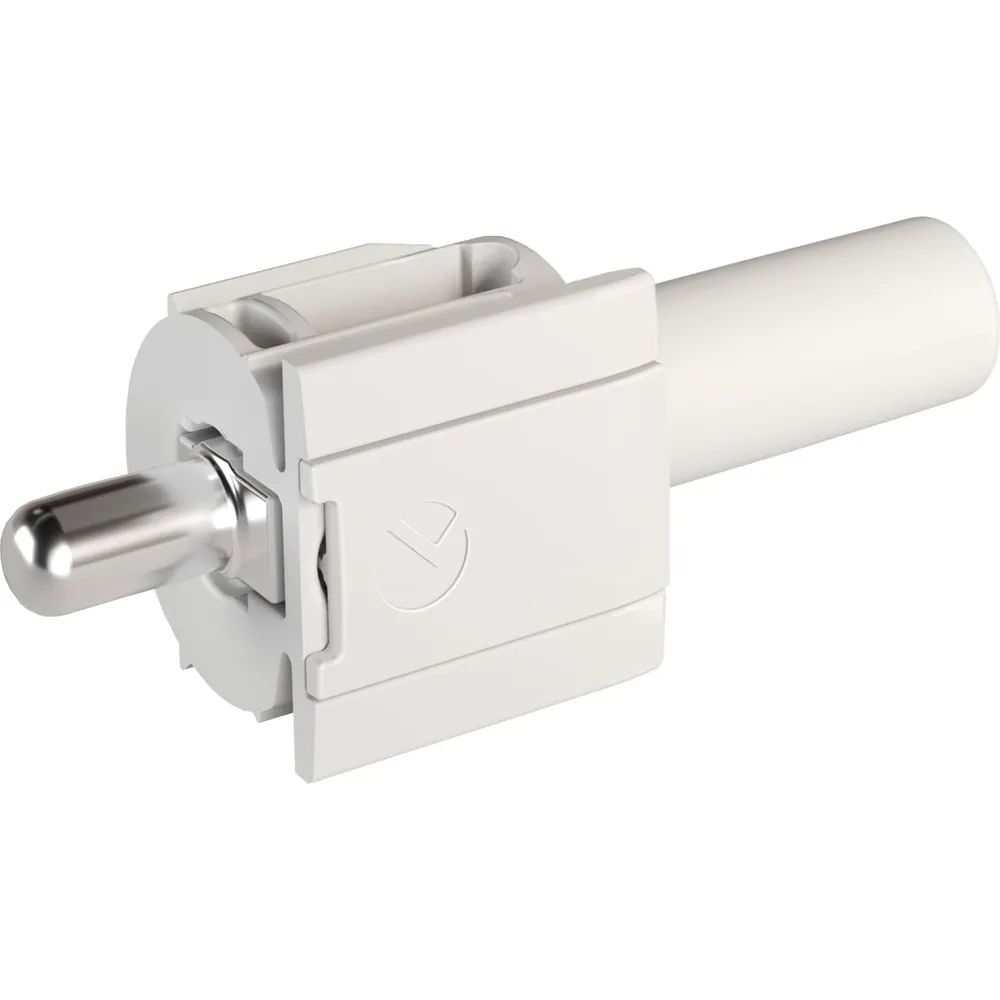 ITALIANA FERRAMENTA Steckbodenträger Kintai, Bohr ø 5 mm, vernickelt/weiß