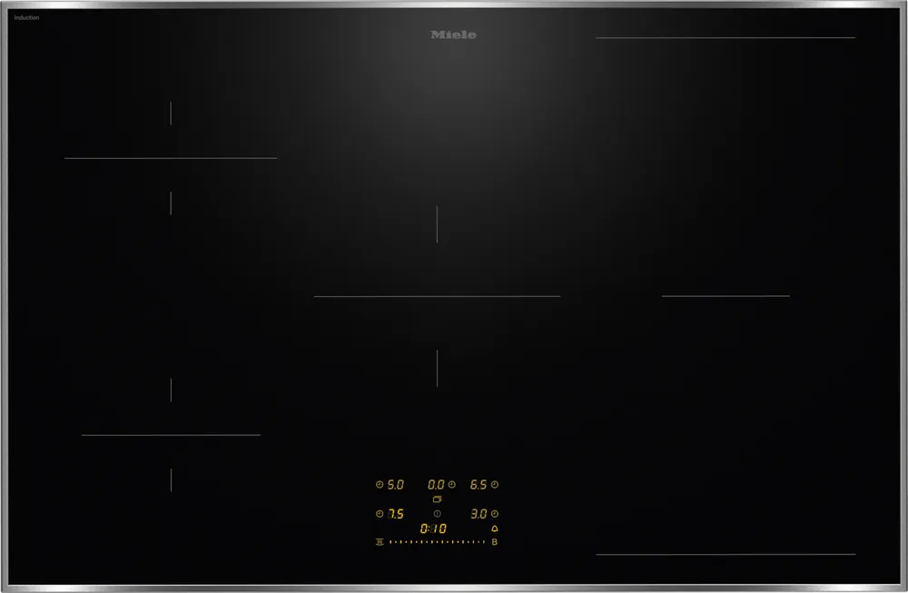 Miele Induktionskochfeld KM 8484 FR Edelstahlrahmen