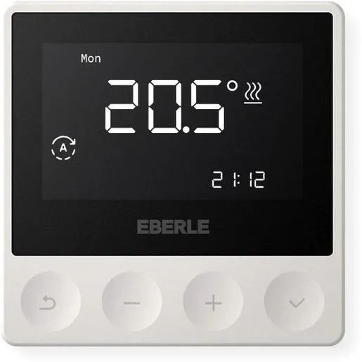 Eberle AP-UHRENTHERM.RAUMR.AC 230V / EBERLE ATR 4800 RAL9016 GL. 567194458600