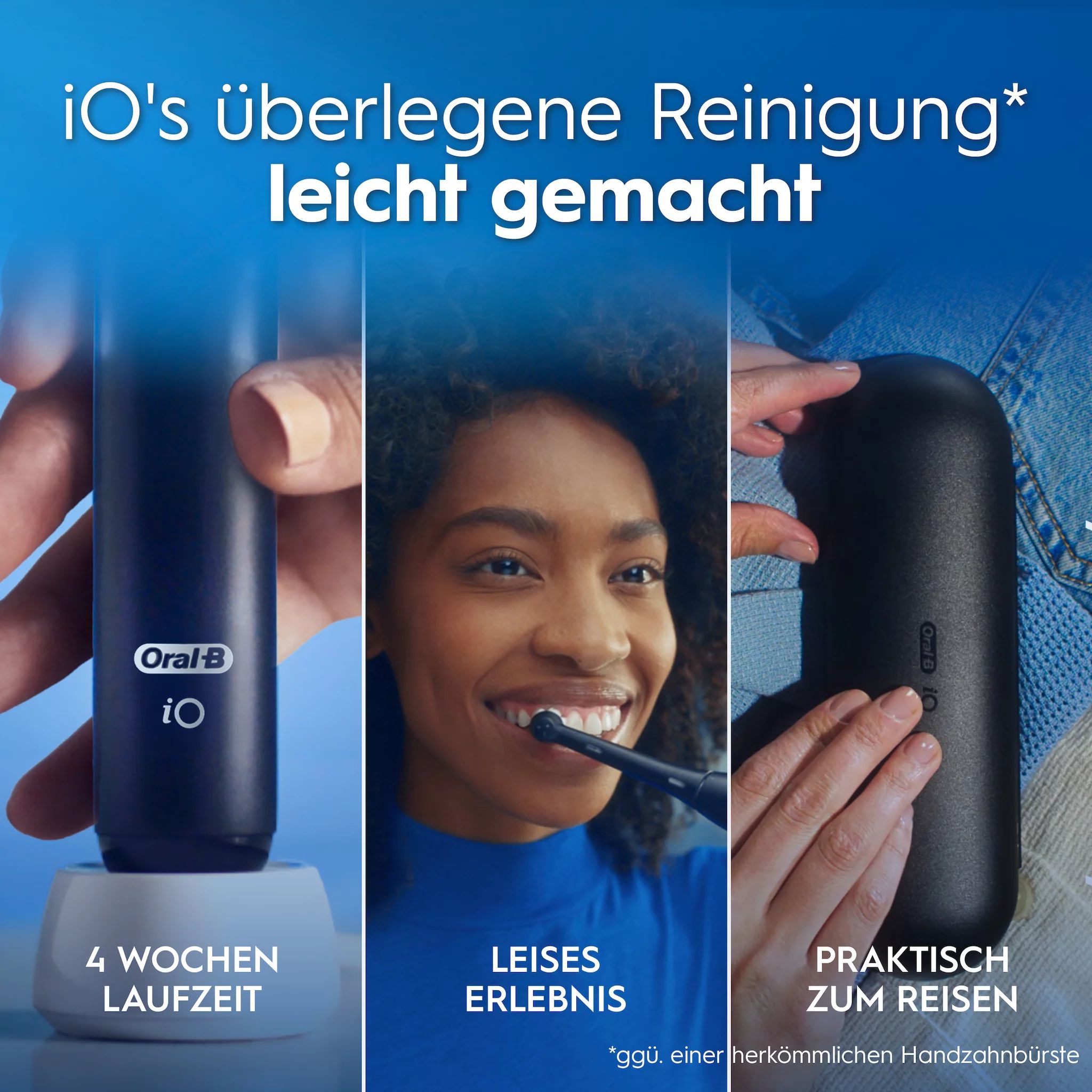 Oral-B iO Series 2 Night Black/Forest Green mit 2. Handstück