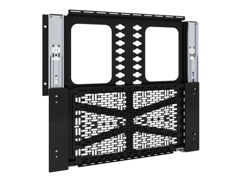 Chief Proximity Component Storage Slide-Lock Panel For AV Systems - Black - Montagekomponente (Hebel für Sicherungsblech, Komponentenaufbewahrung mit Slide-Lock Panel)