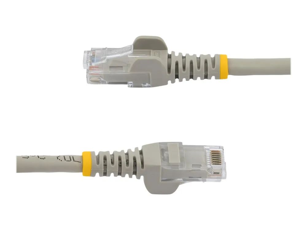 StarTech.com 10m Cat6 Gigabit Snagless Patchkabel - RJ45 UTP Netzwerkkabel mit Schutzmanschette - Cat 6 Kabel - Grau - Patch-Kabel - RJ-45 (M)
