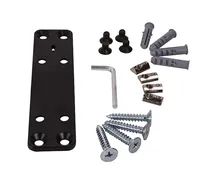 B-TECH BT8390-WFK1 - Schelle - Schwarz - BT8390-VESA200F - 200T - 400F - 400T - 45 mm - 5 mm - 188 mm