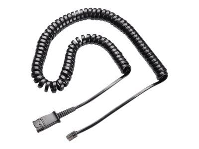 Poly U10P - Headset-Verstärkerkabel - Quick Disconnect männlich zu modularer Stecker für Headset-Verstärker männlich