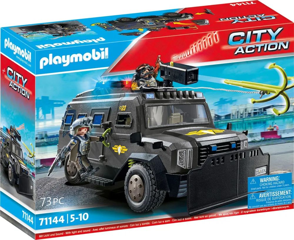 PLAYMOBIL City Action SWAT-Geländefahrzeug - Militärfahrzeug - 5 Jahr(e) - Kunststoff - Mehrfarbig