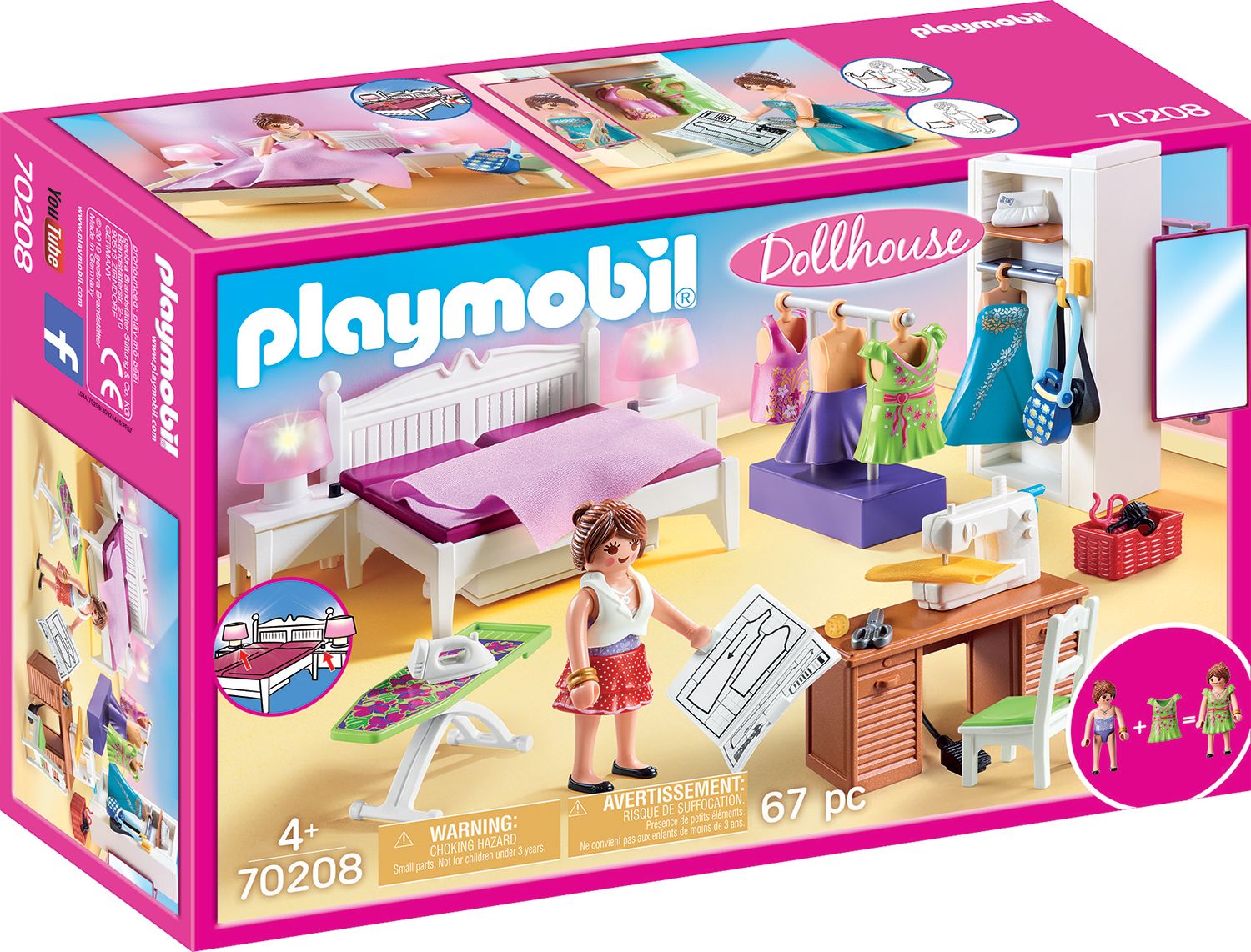 Playmobil Schlafzimmer mit Nähecke