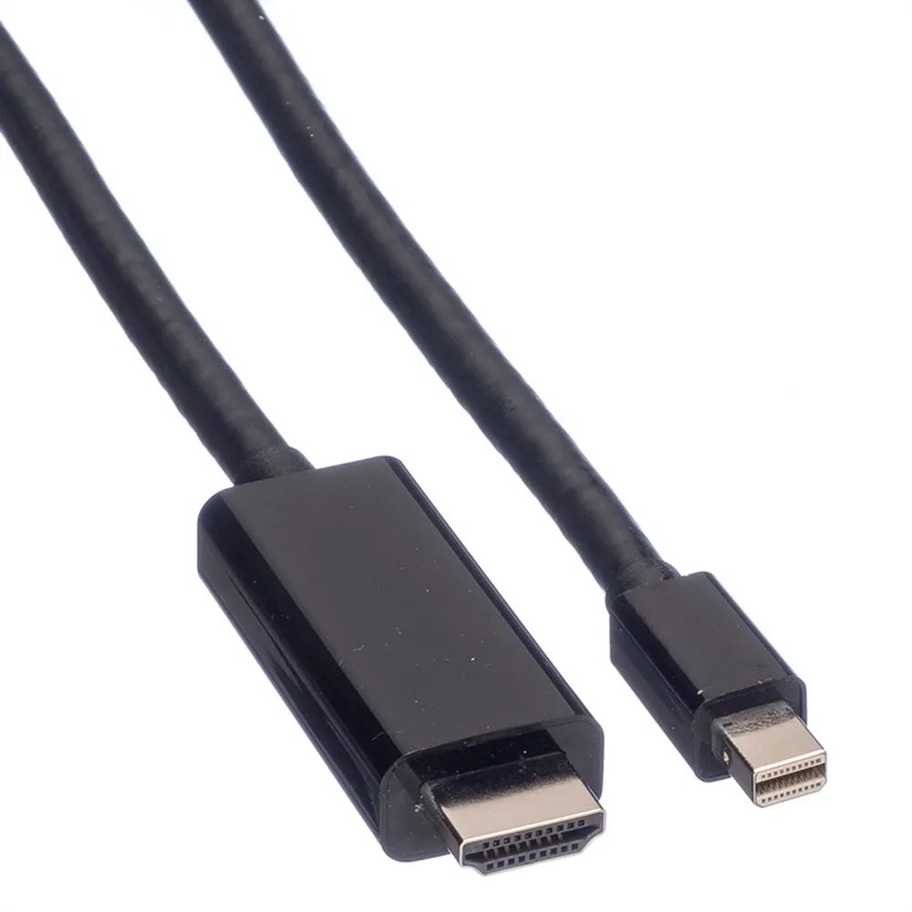 VALUE Mini DisplayPort Kabel, Mini DP-UHDTV, ST/ST, schwarz, 1 m