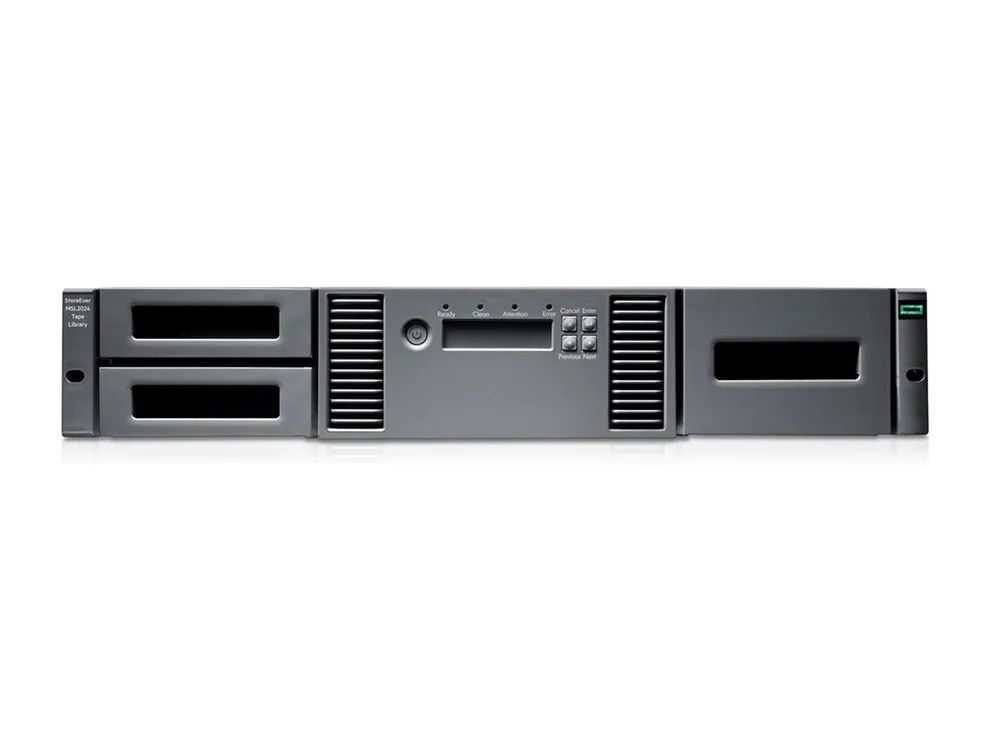 HPE StoreEver MSL2024 - Bandbibliothek - 288 TB / 720 TB - Steckplätze: 24 - LTO Ultrium (12 TB / 30 TB)