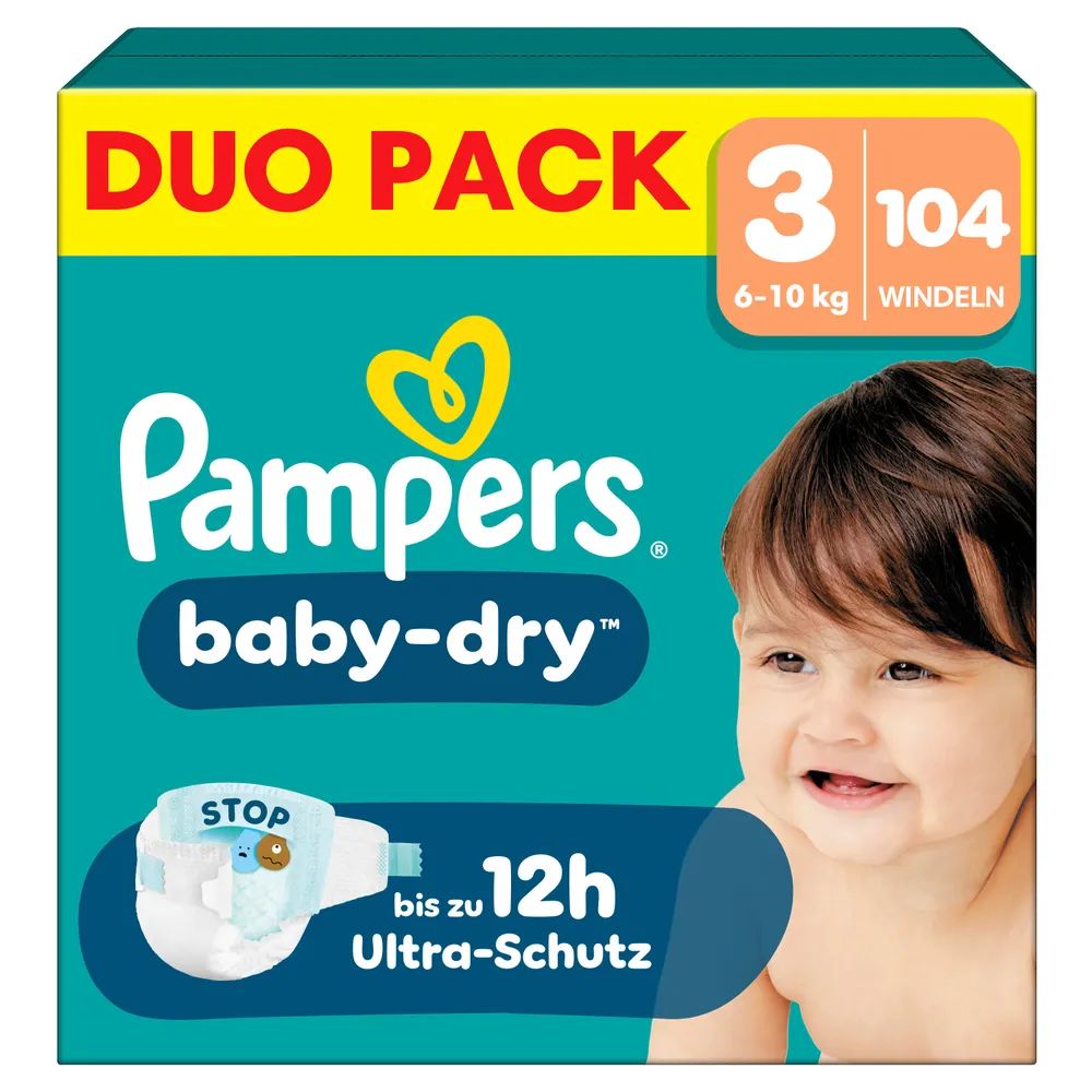 Pampers Baby Dry Gr.3 Midi 6-10kg DuoPack