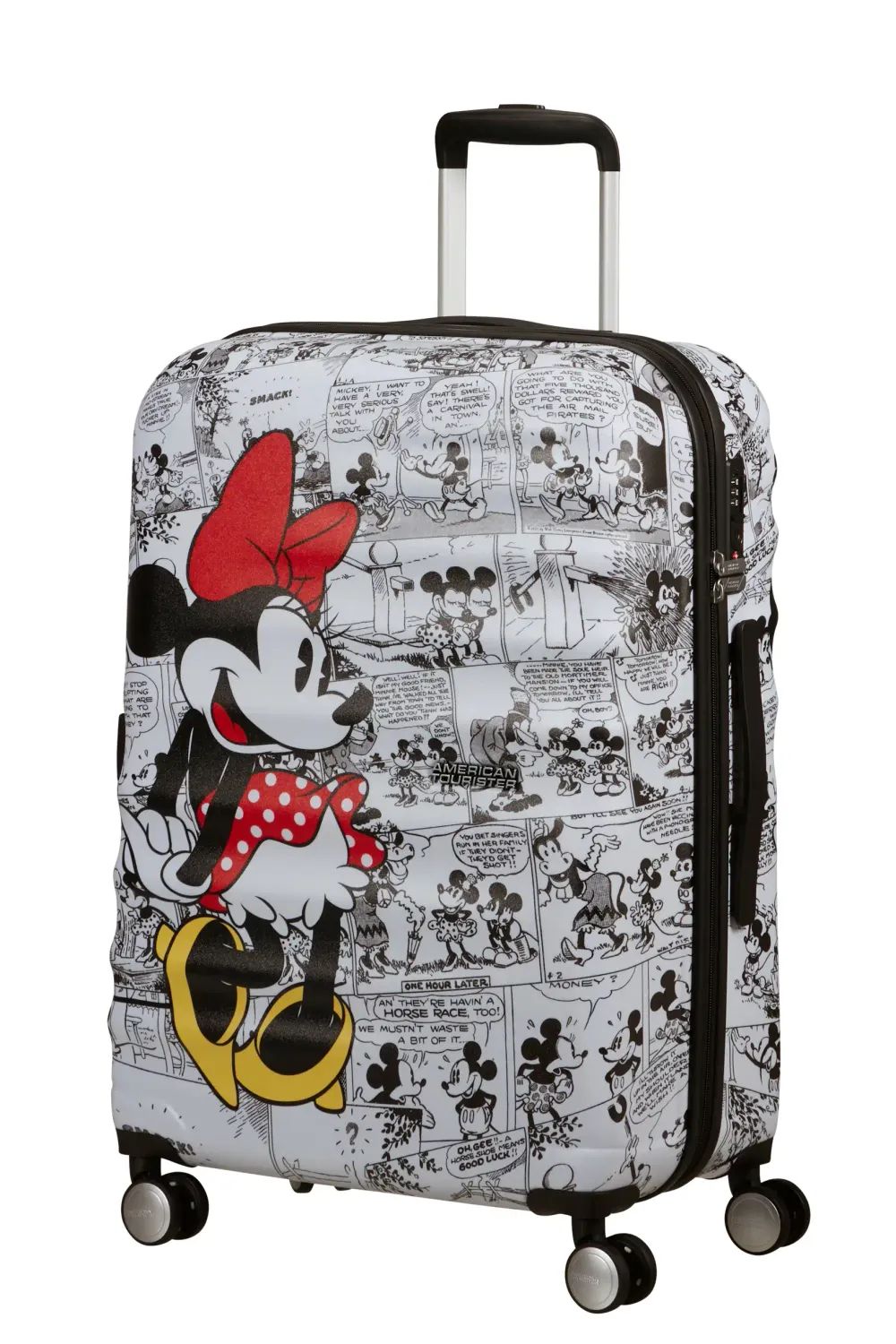AMERICAN TOURISTER WAVEBREAKER SPIN.67/24, MINNIE COMICS WHITE Open-Box