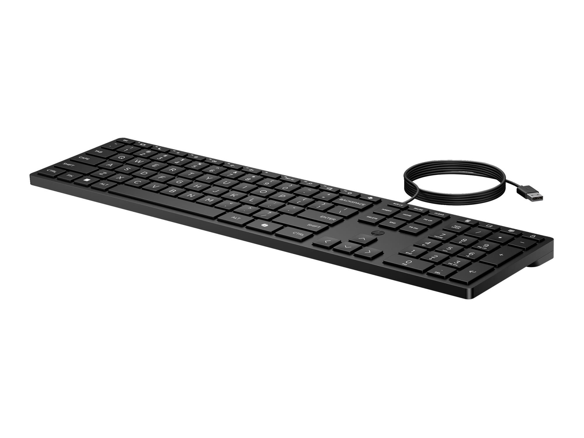 HP Desktop 320K - Tastatur - USB - QWERTY - Englisch